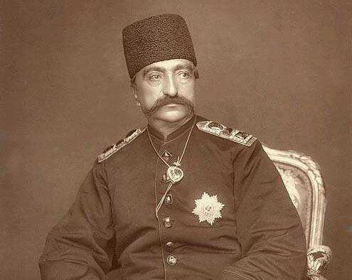 عکسی رنگی از ۳۳ سالگی ناصرالدین شاه