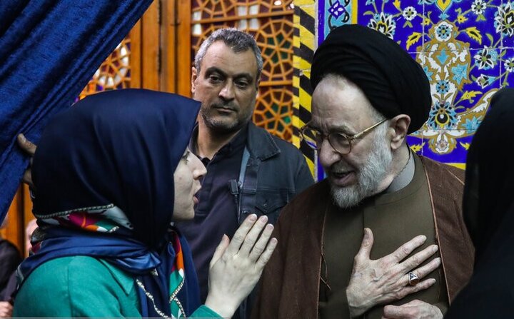 مراسم ختم خواهر سید محمد خاتمی