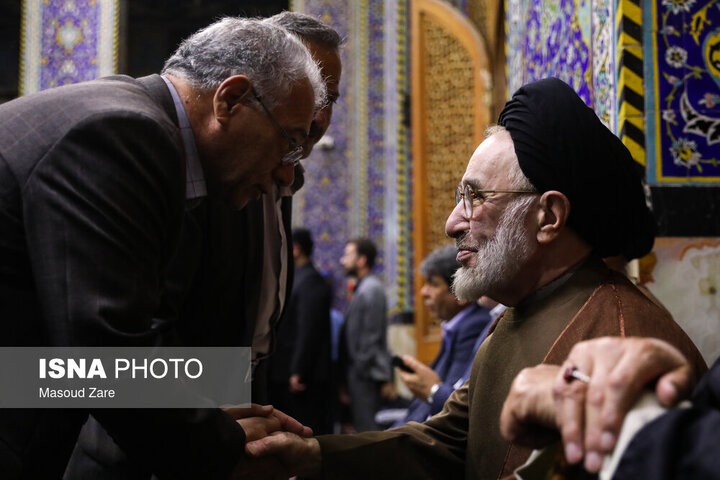 مراسم ختم خواهر سید محمد خاتمی