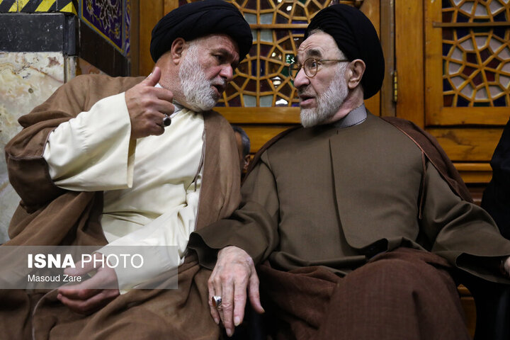 مراسم ختم خواهر سید محمد خاتمی