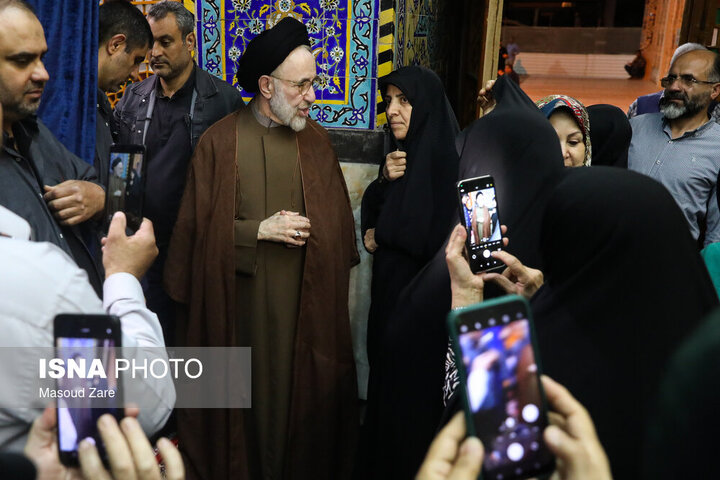 مراسم ختم خواهر سید محمد خاتمی