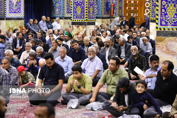 مراسم ختم خواهر سید محمد خاتمی