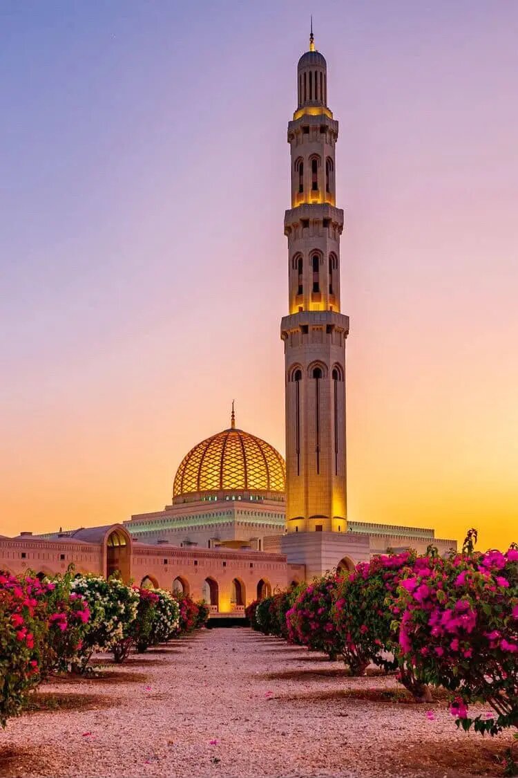 تصاویری از شاهکار مدرن معماری در مسجد جامع سلطان قابوس