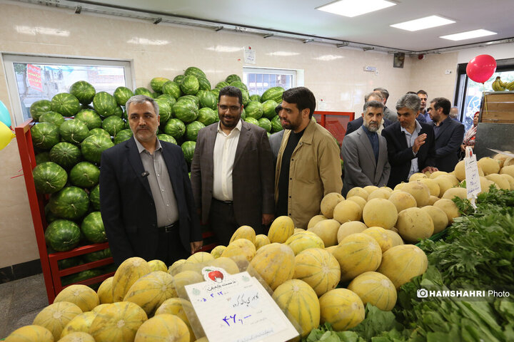 آیین بهره‌برداری از ۴ بازار میوه و تره‌بار