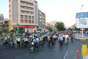 رکاب زنی ۵۰۰ شهرونددر مسیر روشن فردا تا پیروزی