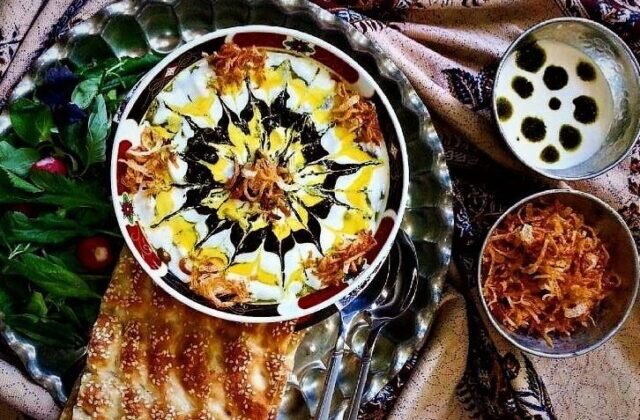 تزئین آش