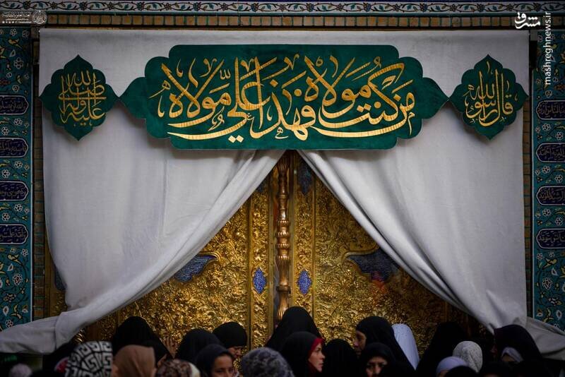 آماده سازی حرم امیرالمومنین(ع) در آستانه عید ولایت | تصاویر
