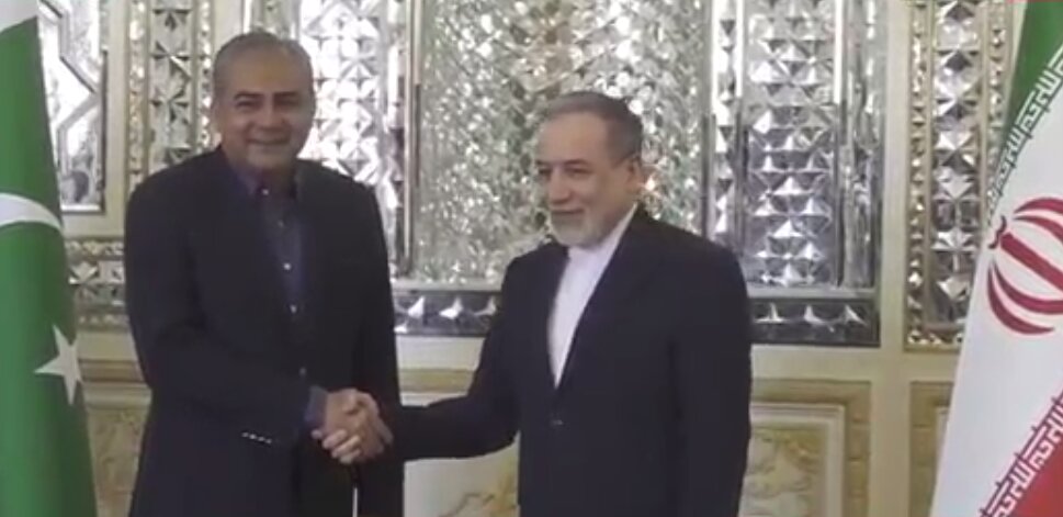 استقبال گرم عراقچی از وزیر کشور پاکستان | ویدئو
