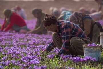 خشکسالی مزارع زعفران را کوچک کرد | افزایش تولید با وجود کاهش سطح زیر کشت
