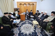 تصاویری از شکستن مُهر حضرت آیت الله فیاض | ببینید