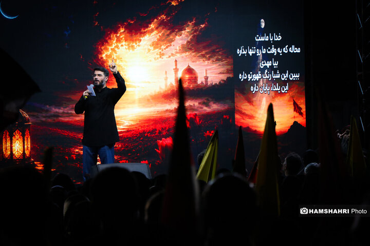 صدمین شب حضور حماسی مردم در میدان ونک