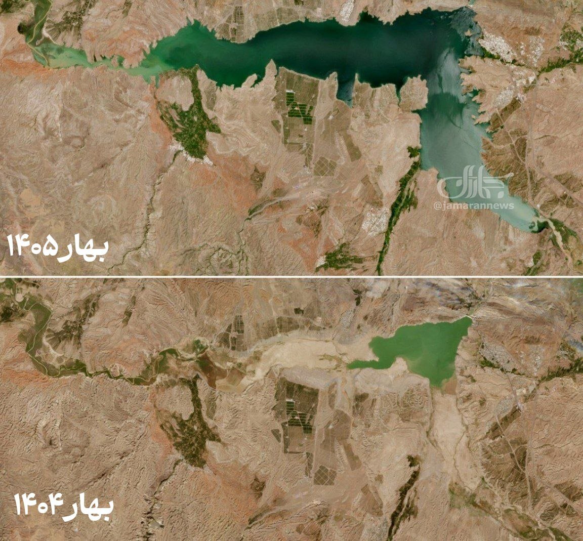 تصویر ماهواره‌ای که گیلان را غافلگیر کرد