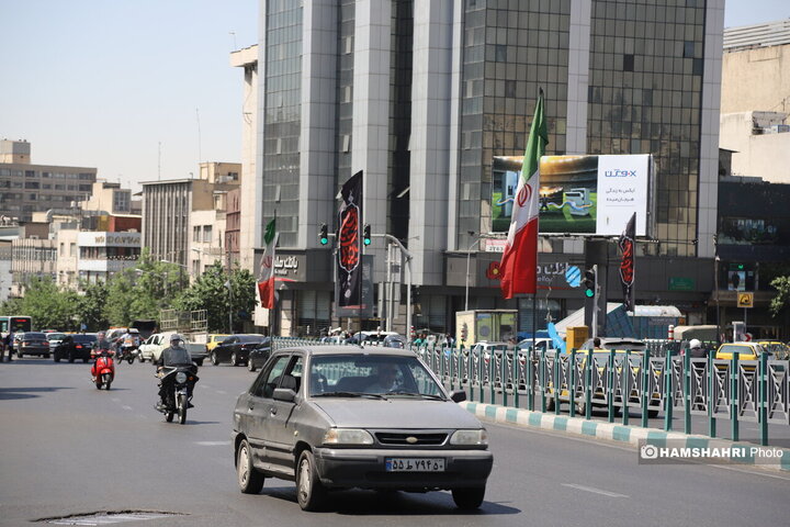 سیاهپوش شدن سطح شهر