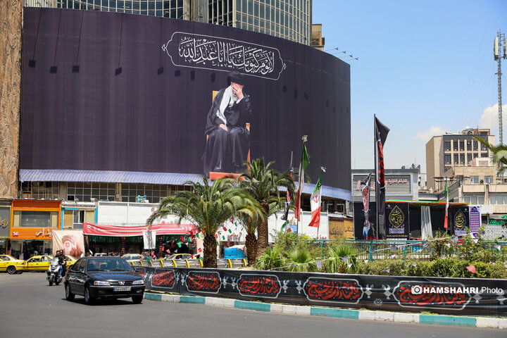 سیاهپوش شدن سطح شهر