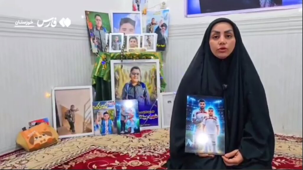 قدردانی مادر میکائیل از تیم ملی ایران + ویدئو | پیام ویدئویی مادر شهید میناب