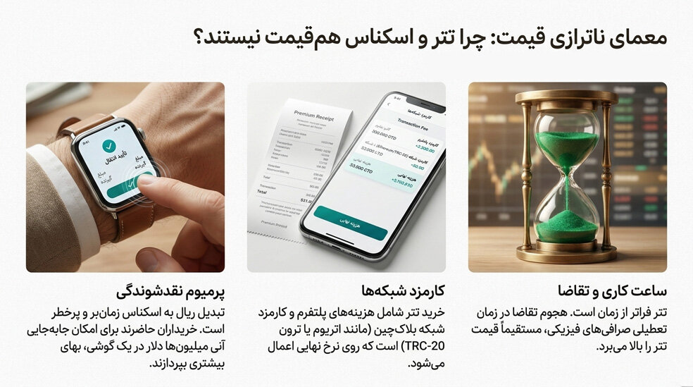 چرا دلار و تتر یکی نیستند