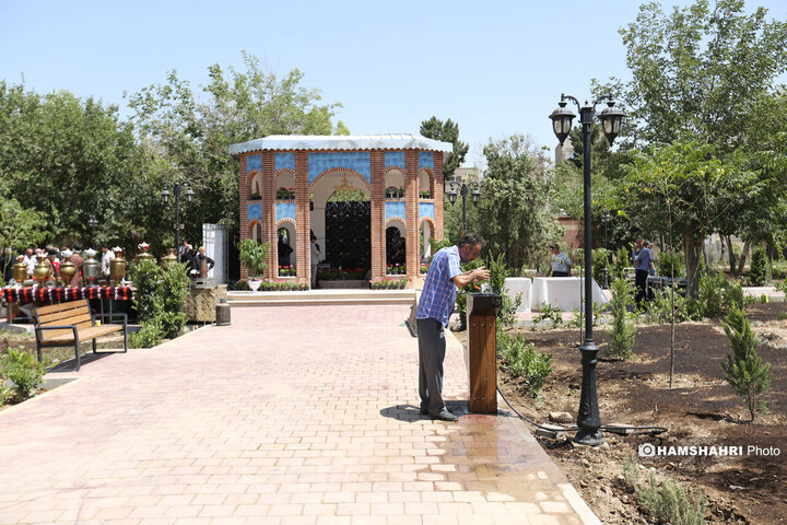 افتتاح بوستان یک هکتاری «باغ ایرانی» با نام مینوی بهشت،در شهرری