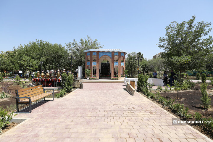 افتتاح بوستان یک هکتاری «باغ ایرانی» با نام مینوی بهشت،در شهرری