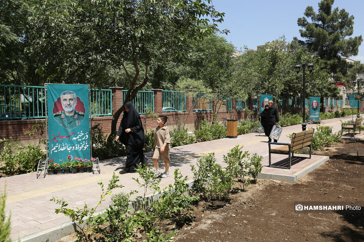 افتتاح بوستان یک هکتاری «باغ ایرانی» با نام مینوی بهشت،در شهرری