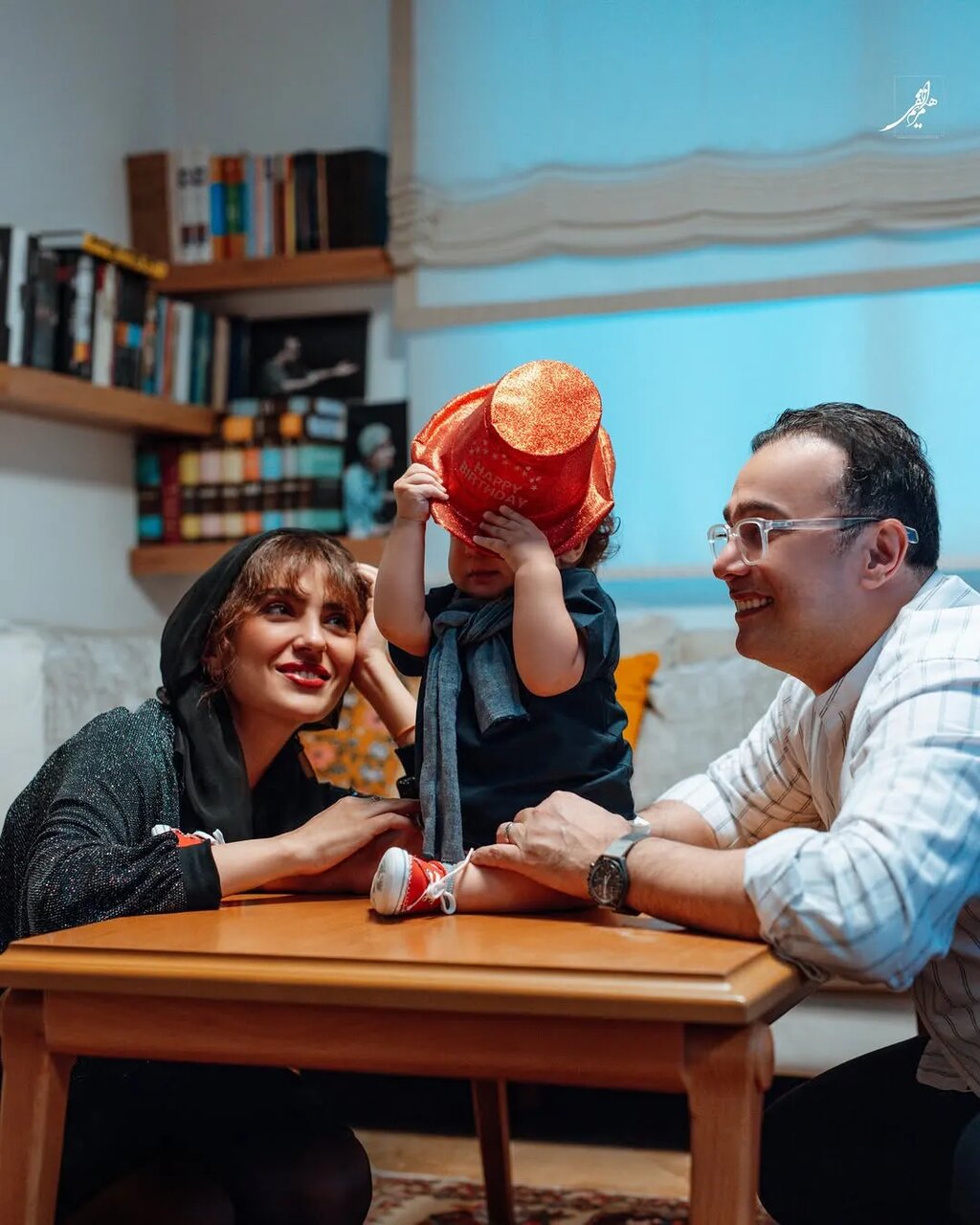قاب‌ شیرین از تولد یک‌سالگی پسر مونا کرمی و سپند امیرسلیمانی | ببیبنید