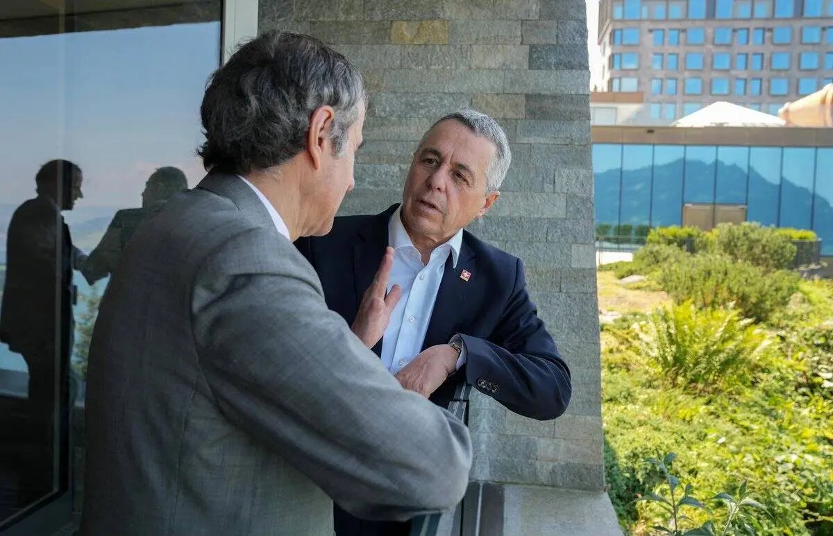 گروسی در سوئیس؛ پیگیری نزدیک او از گفت‌وگوهای تهران ـ واشنگتن | تصاویر