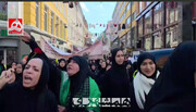 طنین «لبیک یا خامنه‌ای» در خیابان های اسلو | ویدئو