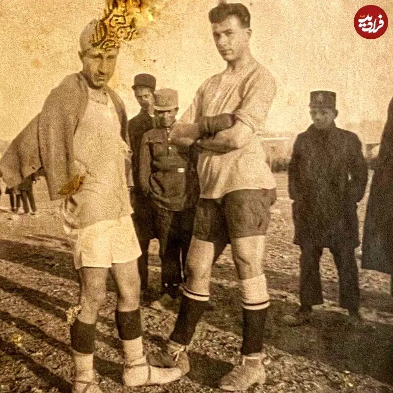تصویری از  اولین کاپیتان تیم ملی ایران؛ سال ۱۳۰۵