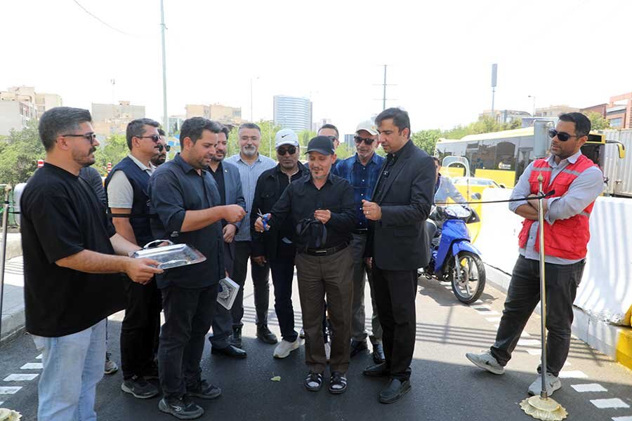 افتتاح پل شهید همت