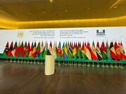 عکس یادگاری اعضای اجلاس بین المجالس کشورهای اسلامی در باکو 