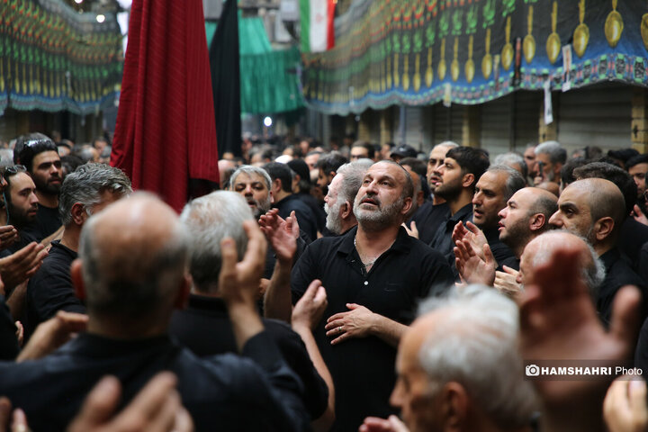 مراسم عزاداری روز تاسوعای حسینی ۱۴۰۵ در بازار بزرگ تهران
