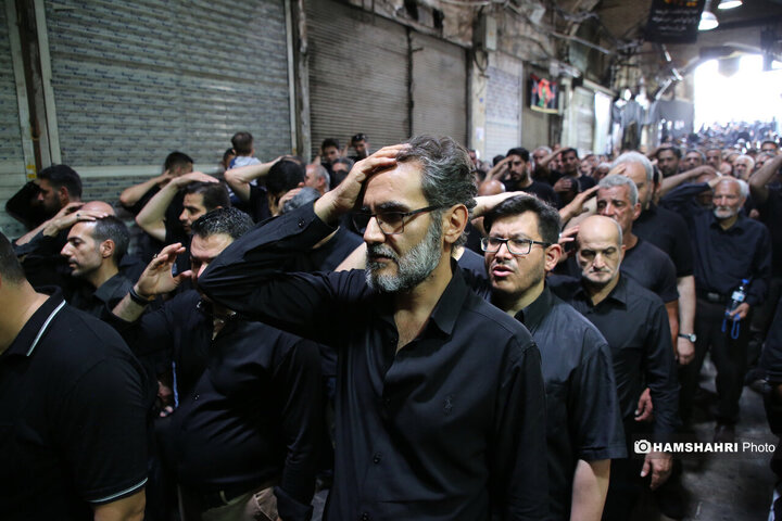 مراسم عزاداری روز تاسوعای حسینی ۱۴۰۵ در بازار بزرگ تهران