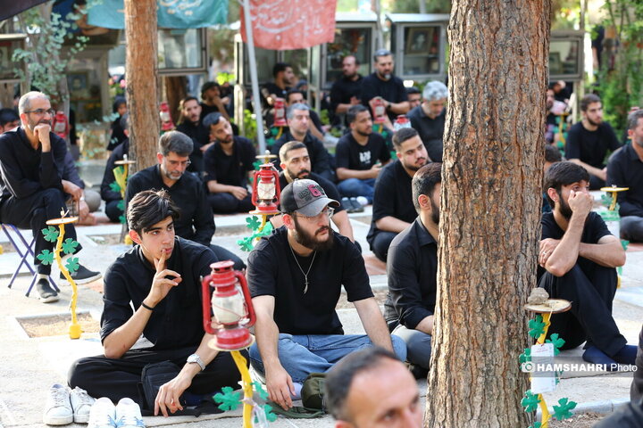 مراسم تاسوعای حسینی در بهشت زهرا