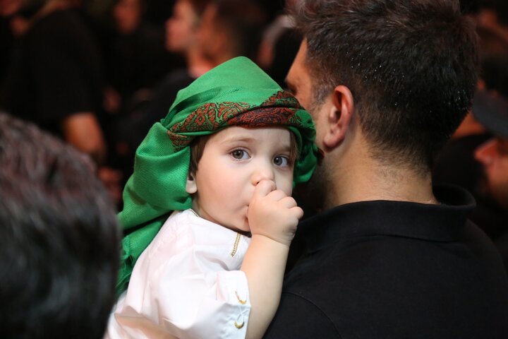 آیین عزا داری در حسینیه کاظمینی ها در دولت آباد شهرری