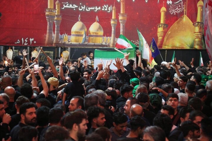 آیین عزا داری در حسینیه کاظمینی ها در دولت آباد شهرری