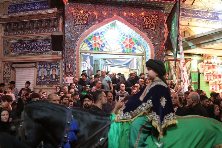 آیین عزا داری در حسینیه کاظمینی ها در دولت آباد شهرری