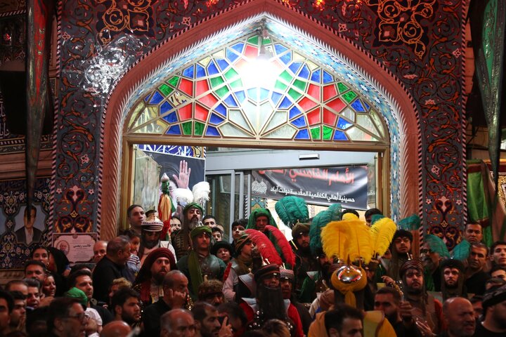 آیین عزا داری در حسینیه کاظمینی ها در دولت آباد شهرری