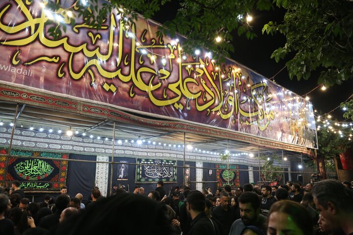 آیین عزا داری در حسینیه کاظمینی ها در دولت آباد شهرری