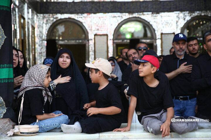 مراسم عاشورای حسینی در حرم شاه عبدالعظیم