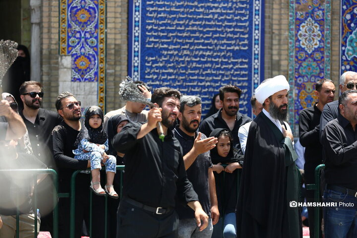 مراسم عاشورای حسینی در حرم شاه عبدالعظیم