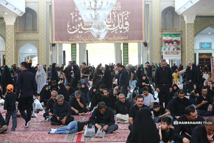 مراسم عاشورای حسینی در حرم شاه عبدالعظیم