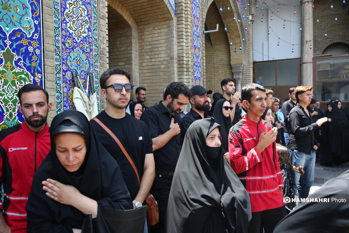 مراسم عاشورای حسینی در حرم شاه عبدالعظیم