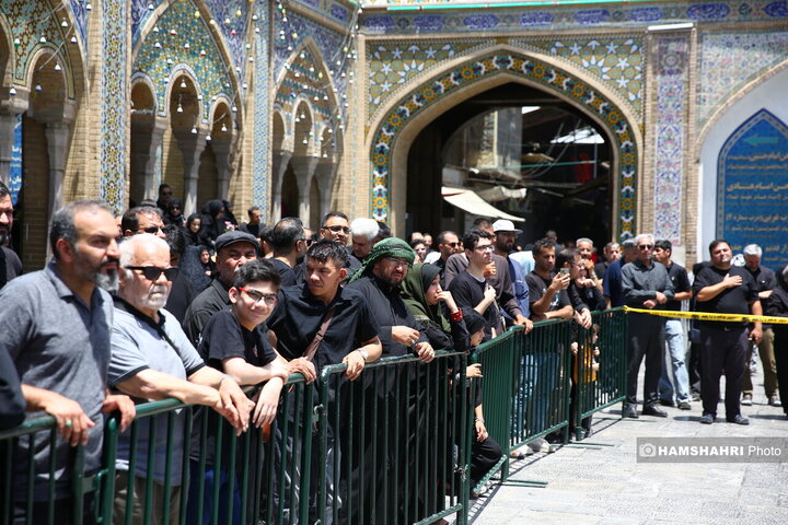 مراسم عاشورای حسینی در حرم شاه عبدالعظیم