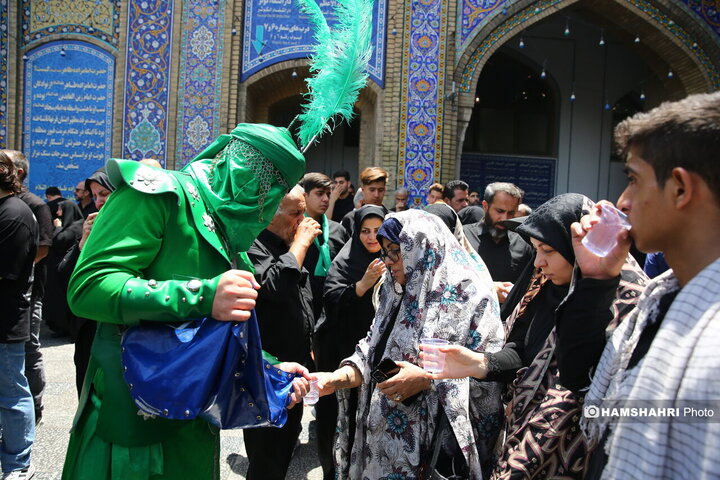 مراسم عاشورای حسینی در حرم شاه عبدالعظیم