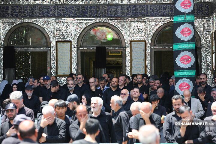 مراسم عاشورای حسینی در حرم شاه عبدالعظیم