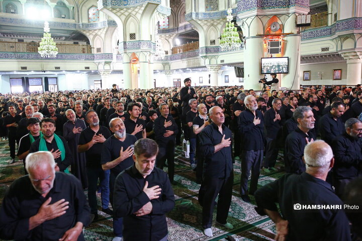 مراسم عاشورای حسینی در حرم شاه عبدالعظیم