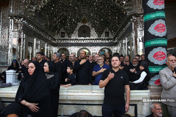 مراسم عاشورای حسینی در حرم شاه عبدالعظیم