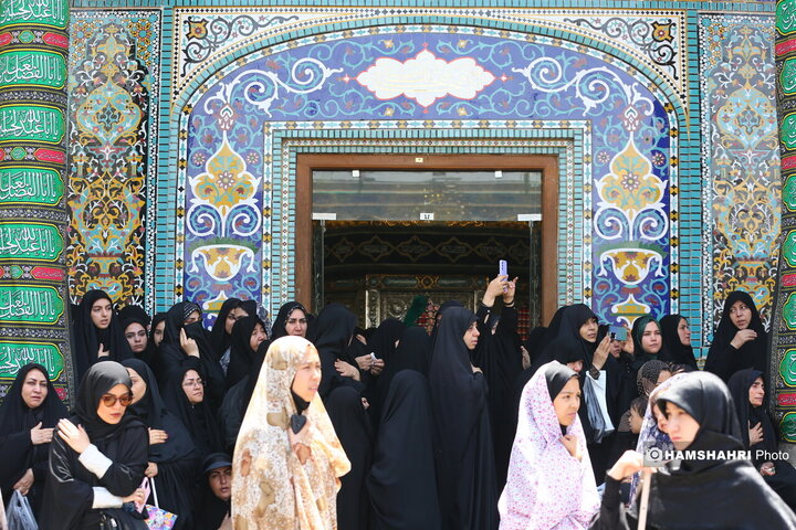 مراسم عاشورای حسینی در حرم شاه عبدالعظیم