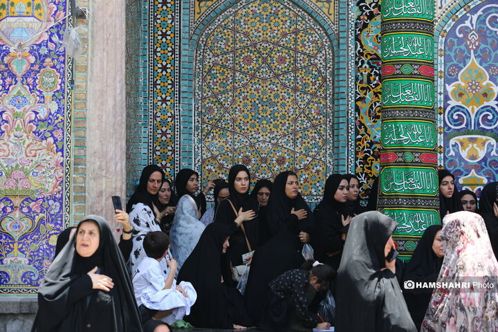 مراسم عاشورای حسینی در حرم شاه عبدالعظیم