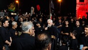 حسین فخری رسم شهید جهان آرا را تکرار کرد | مداح معروف این بار بر مزار شهدای میناب خواند + ویدئو