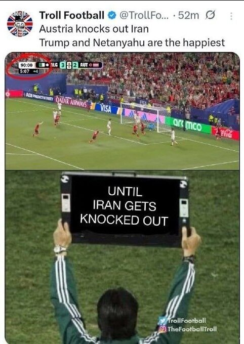 وقت اضافه تا وقتی ایران حذف شود! + عکس
